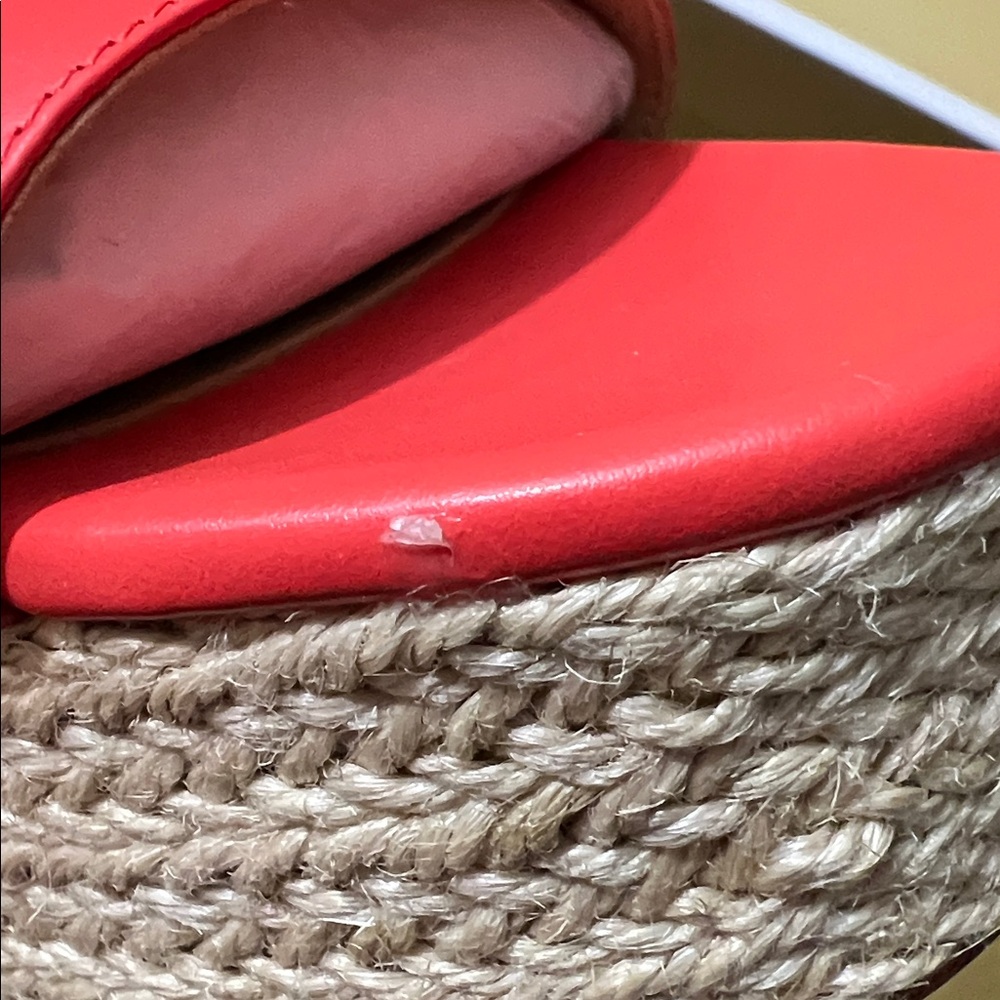 NIB Michael Kors Spiced Coral Ashton Platform Heels with Dust Bag - Picture 10 of 15